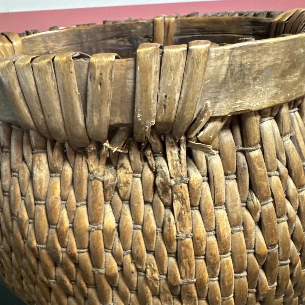Vintage Chinese Rice Basket
